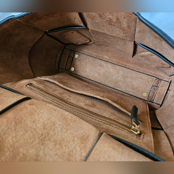 BOTTEGA VENETA Intrecciato Small Arco Tote Bag Leather Dark Green - Picture 5 of 8